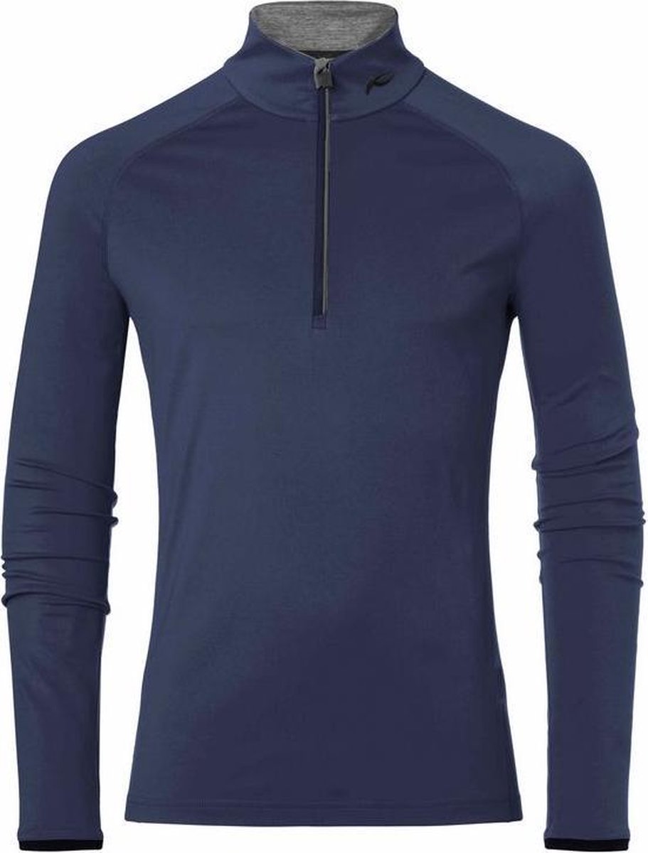 Kjus M Feela Ski Pully Halfzip - Wintersportpully - Heren - Blauw - XXL