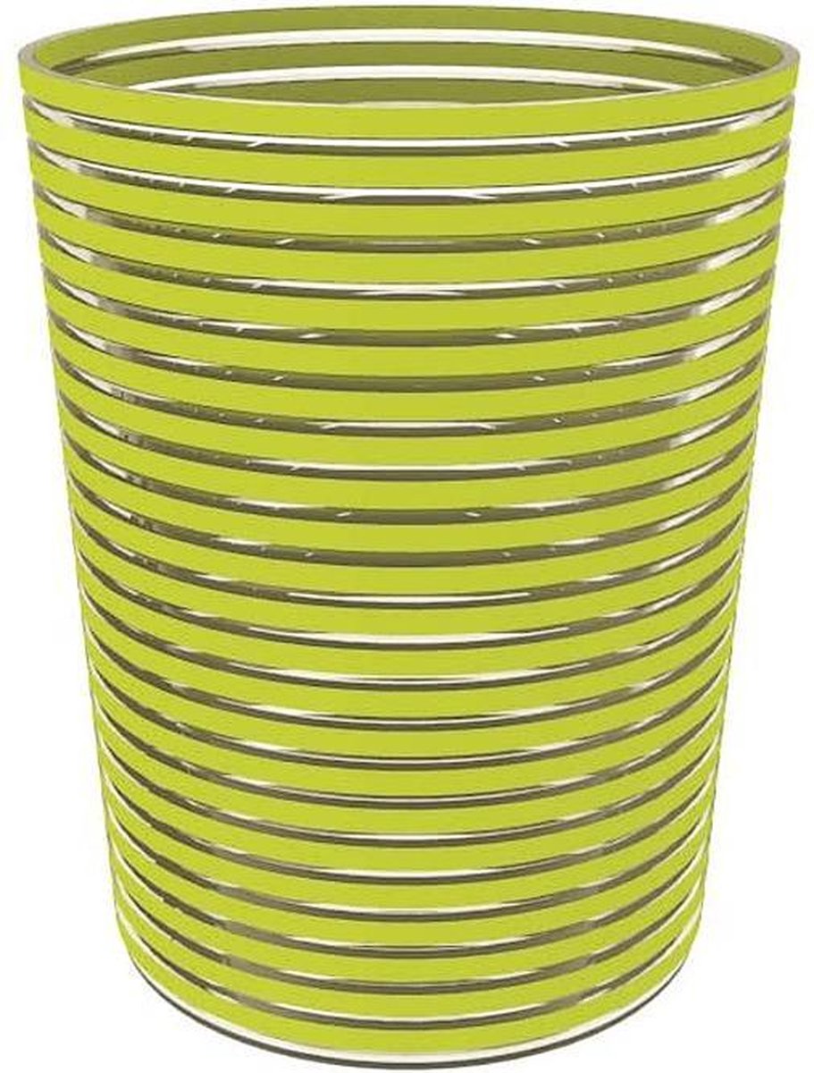 ZaK!Designs Swirl IJsemmer - Diameter 15 cm - Hoogte 20 cm. - Groen