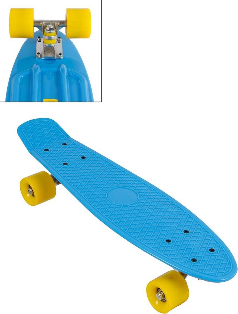 Tom Skateboard Retro 56 Cm Polypropyleen Blauw