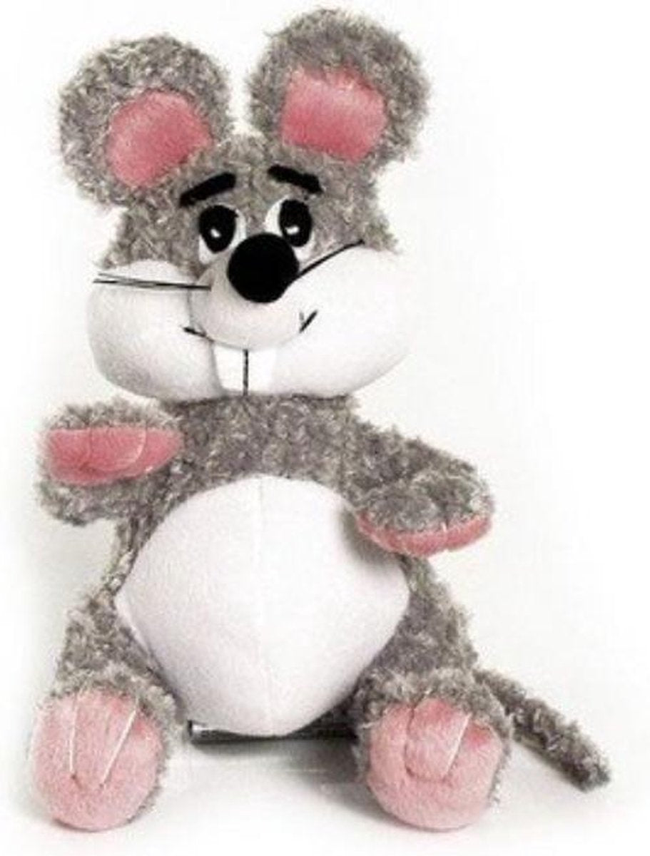 Timmy The Mouse Hondenspeeltje met Piep - 23 cm