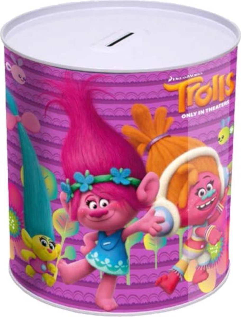 Trolls Spaarpot Meisjes 15 X 13