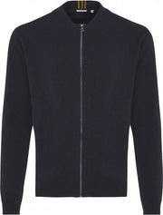 Tresanti Heren Vest Met Rits Navy Wol Regular Fit - M