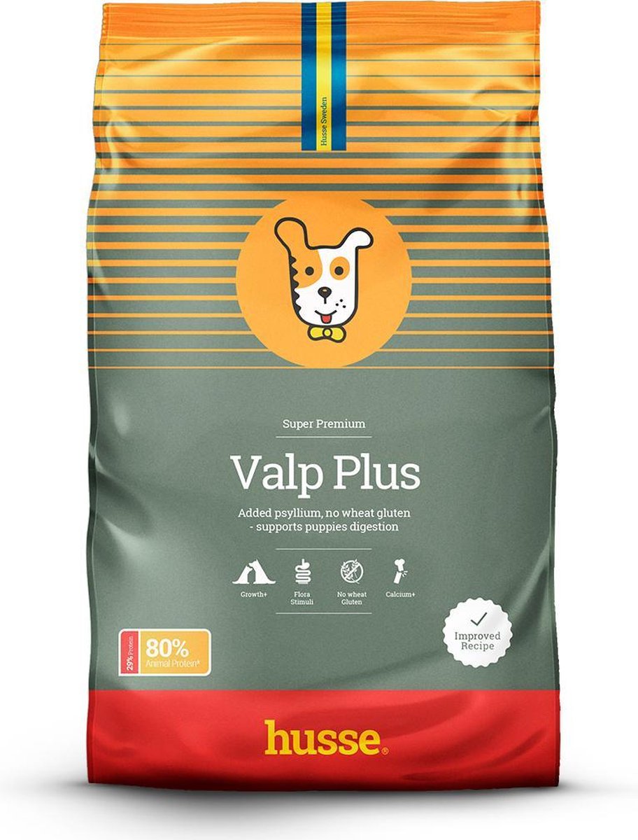 Husse Valp Plus - puppy voer - Hondenvoer - 12