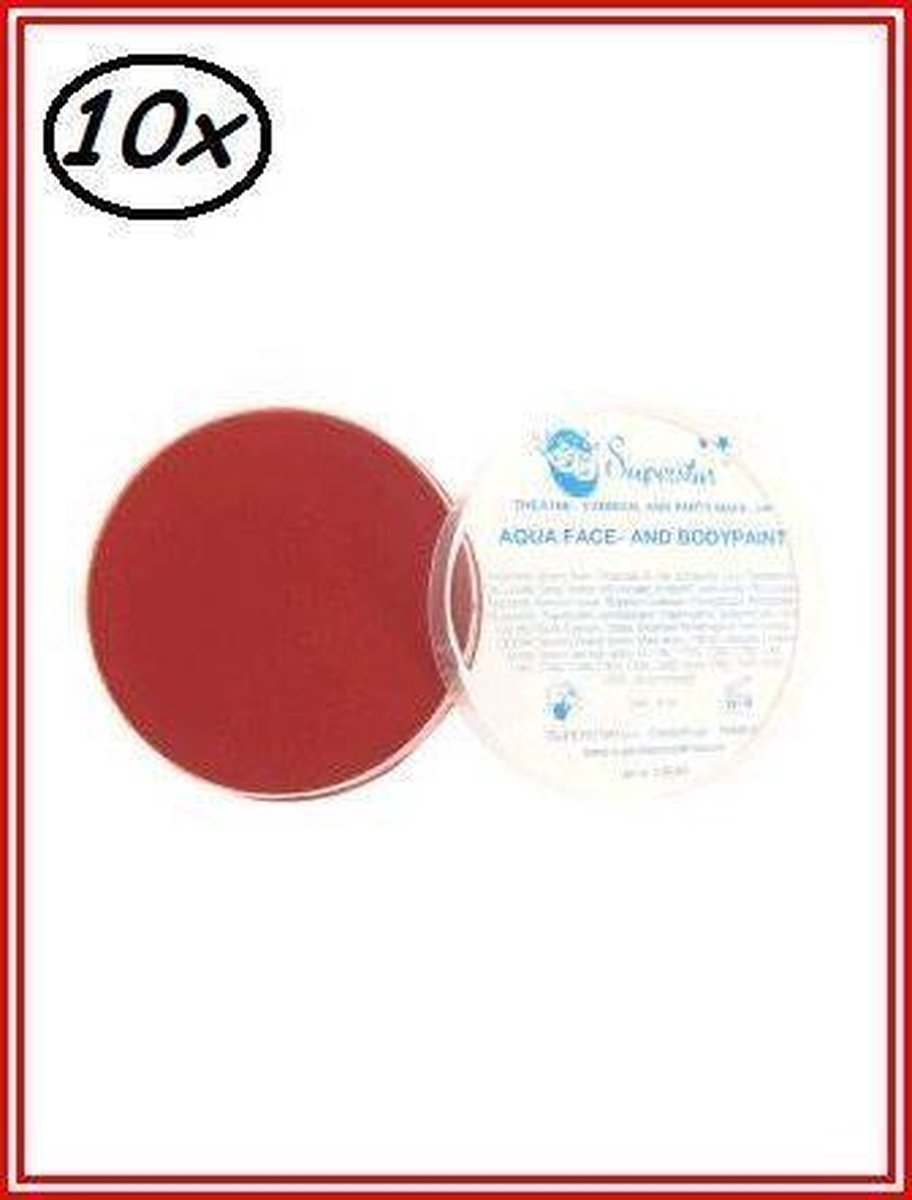 10x Superstar Rood 16 gram Voordeelverpakking