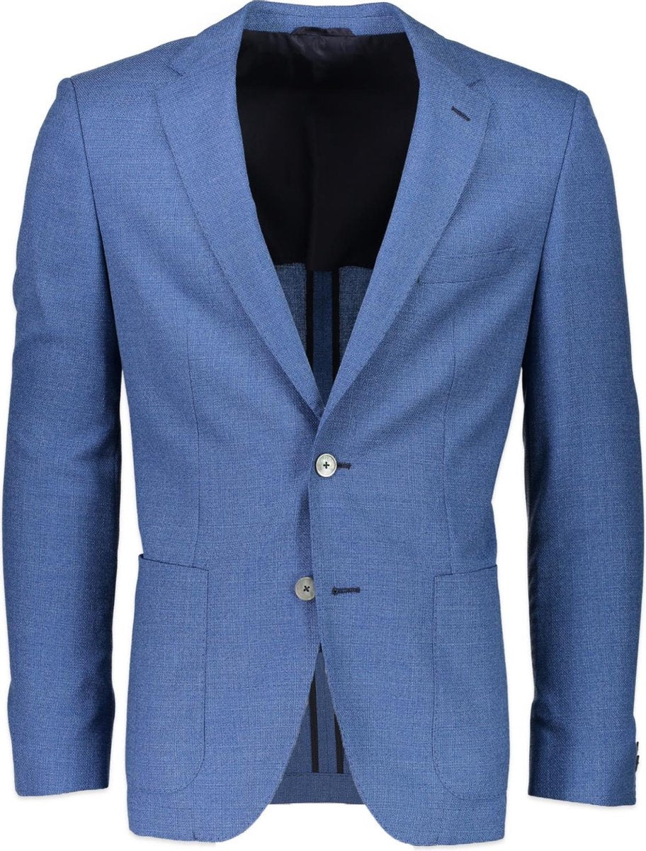 Hugo Boss  Colberts Blauw  - Maat 50 - Heren - Lente/Zomer Collectie - Viscose;Elastaan