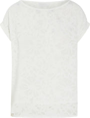 Cassis - Top met opengewerkt effect - Wit