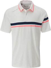 Under Armour Heren Polo Tour Dry White/Stripe