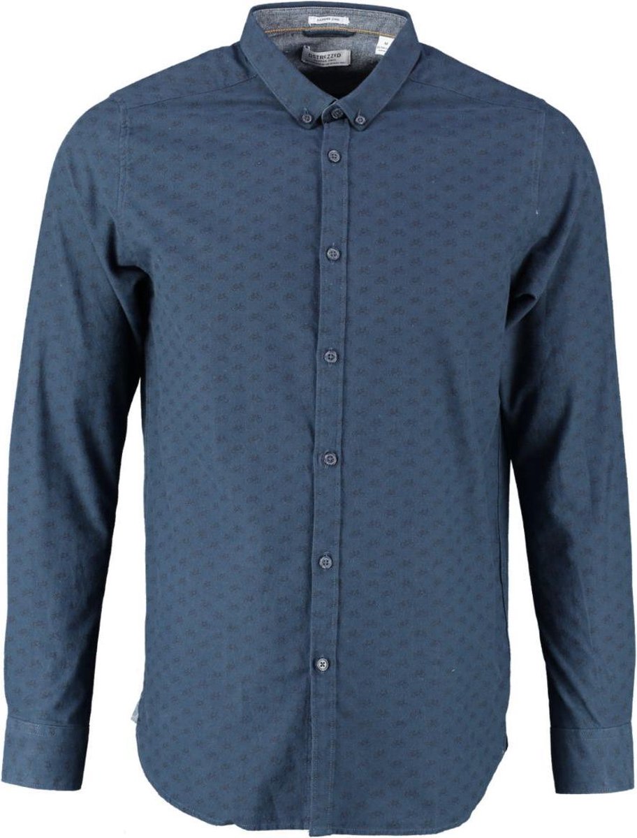 Dstrezzed Overhemd Fietsen Navy (303253 - 669)