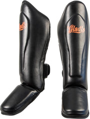 Gladts scheenbeschermer kickboksen zwart maat XL