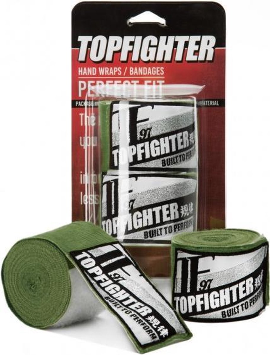 Topfighter Bandages Perfect Fit Bruin 500cm