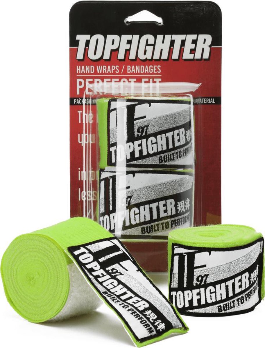 Topfighter Bandages Perfect Fit Groen 500cm