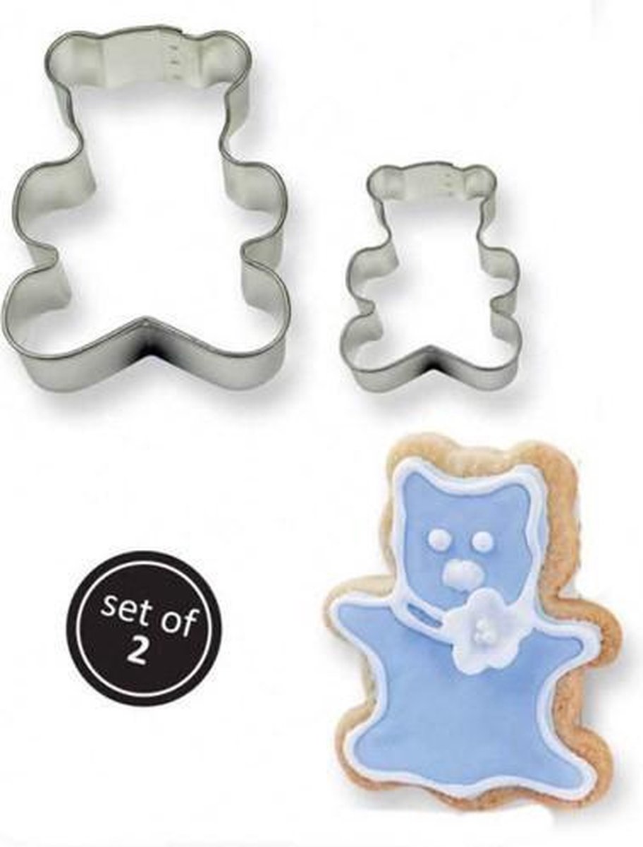 PME Koekjesuitsteker Teddybeer set/2