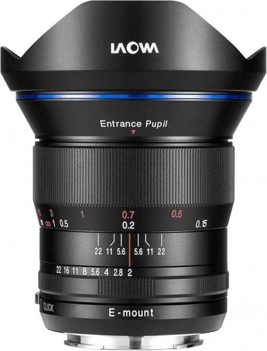 Laowa 15mm f/2 FE Zero-D SLR Ultra-groothoeklens Zwart