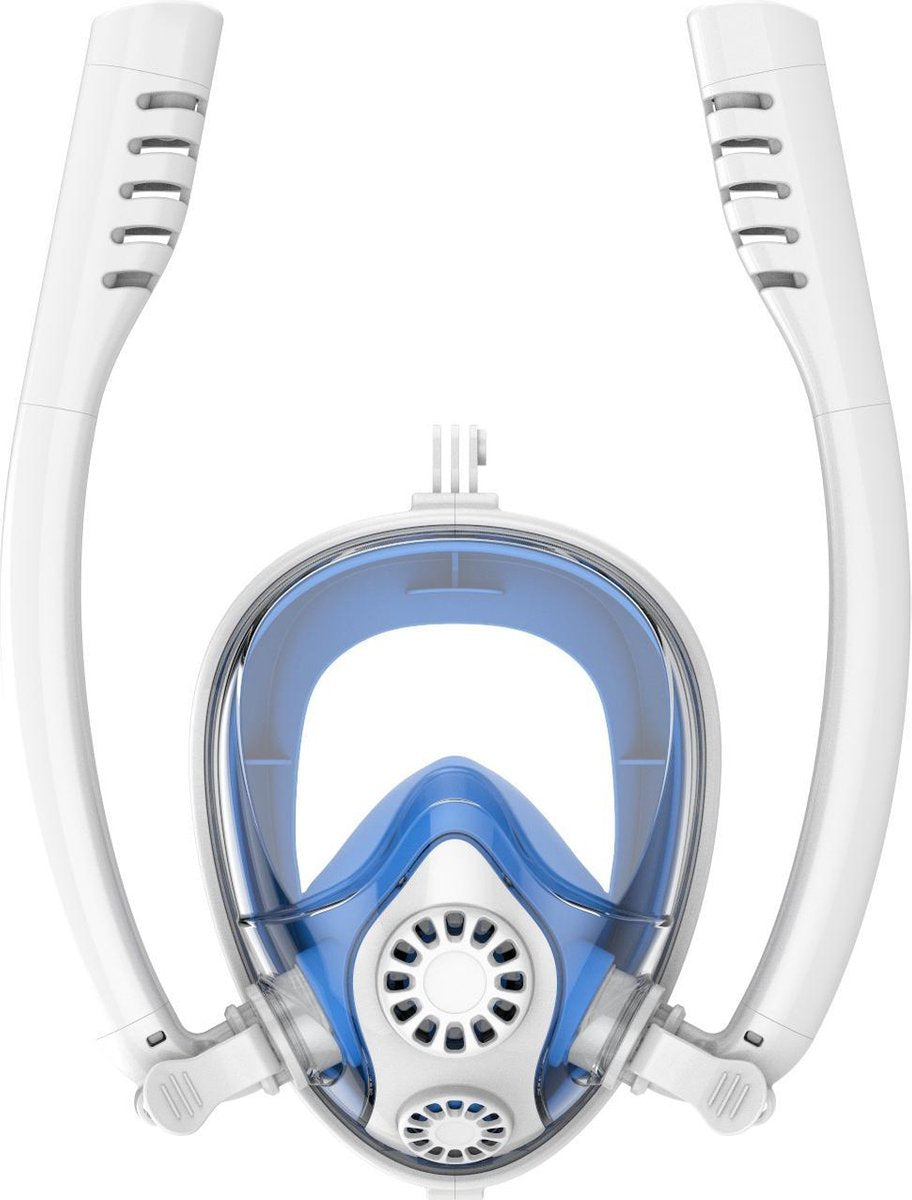 FlinQ Full Face Snorkelmasker - Wit - L/XL