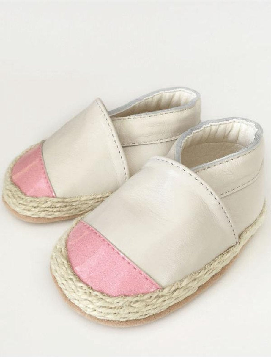 Babyschoentjes-espadrilles-Pink-Oyster / 3-6 mnd