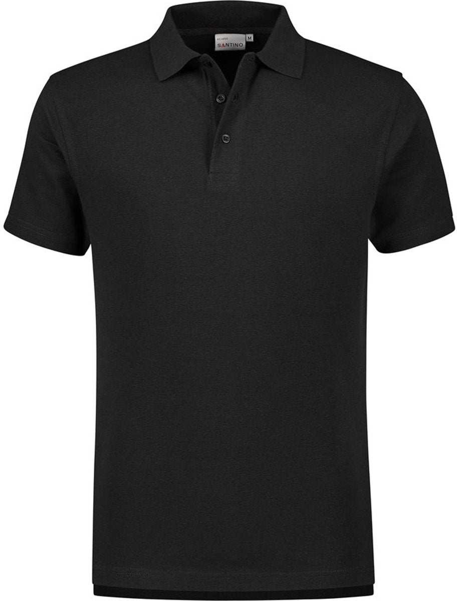Santino Ricardo Poloshirt Zwart XXL