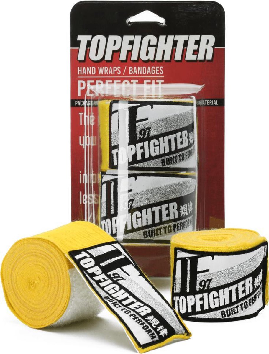 Topfighter Bandages Perfect Fit Geel 500cm