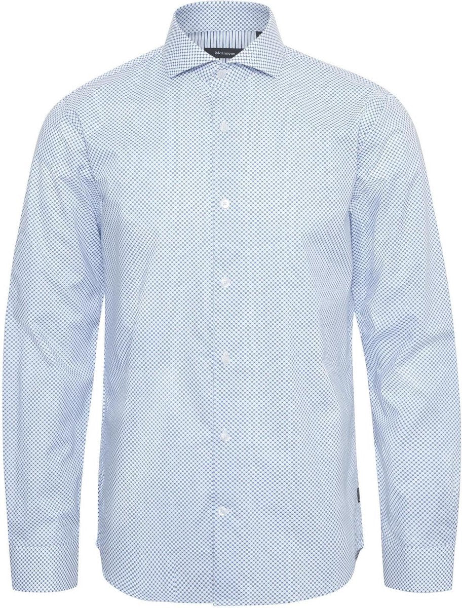 Matinique Overhemd Trostol BC3 Print Licht Blauw (30205129 - 194044)