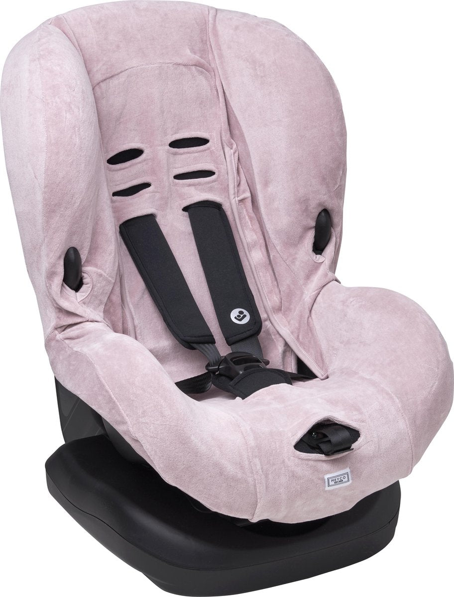 Meyco autostoelhoes Velvet - lilac - groep 1