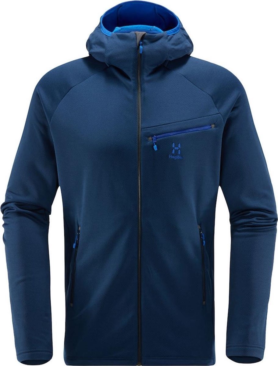 Haglöfs - Nengal Mid Hood Jacket - Blauw - Heren - maat  S