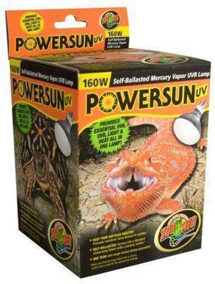 ZM Powersun UV Self Ballasted Mercury Vapor Lamp - 160 w.