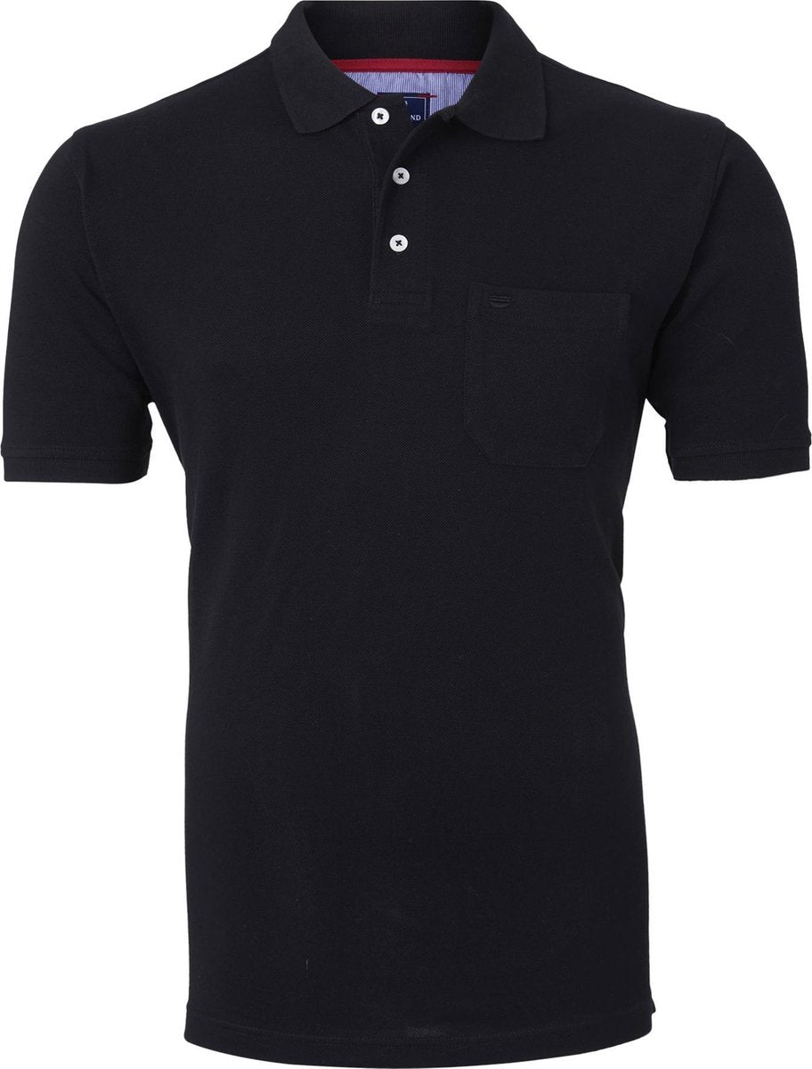 Redmond regular fit poloshirt - zwart -  Maat: 5XL