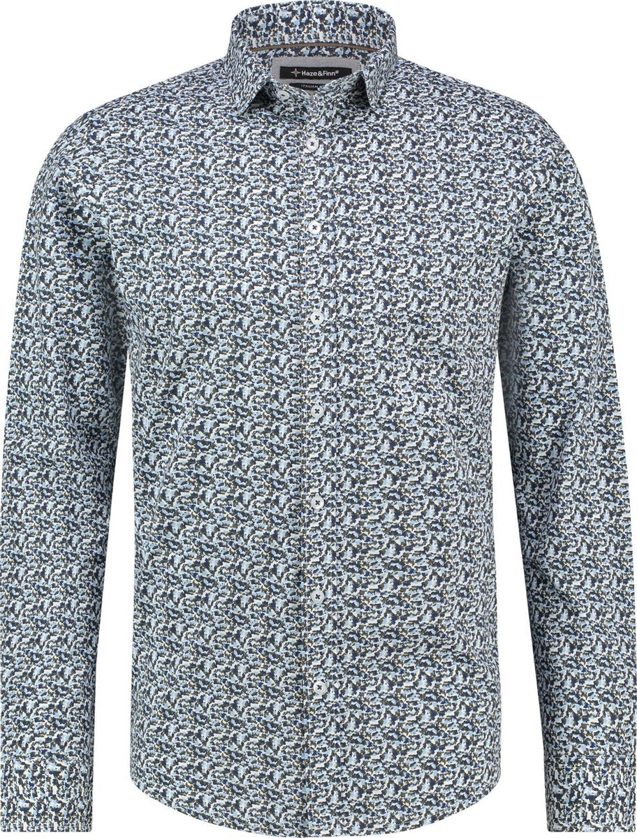 Haze&Finn Overhemd Stretch Camo (MC12-0100-25)