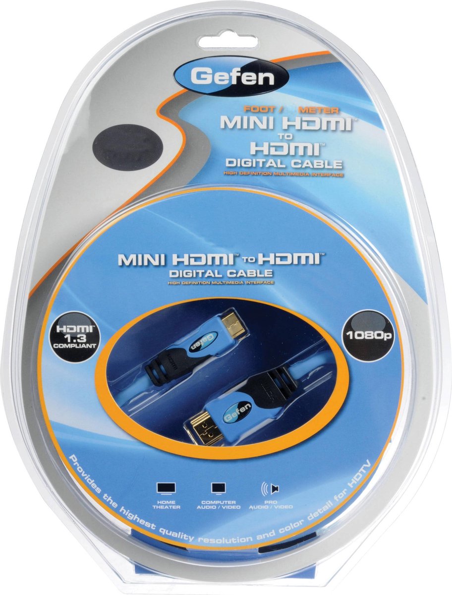 Gefen mini HDMI naar HDMI verloop kabel