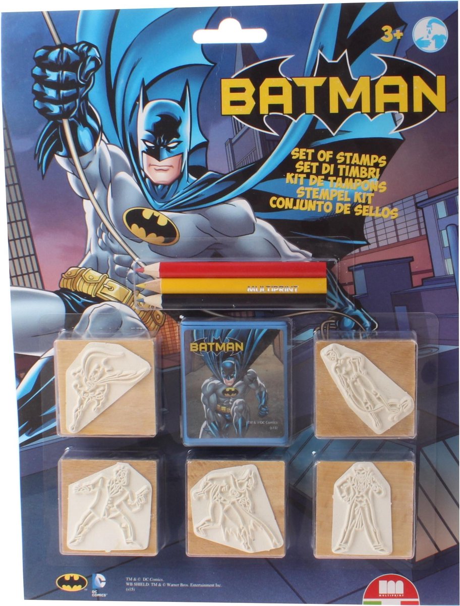 Multiprint Kleurset Batman 9-delig