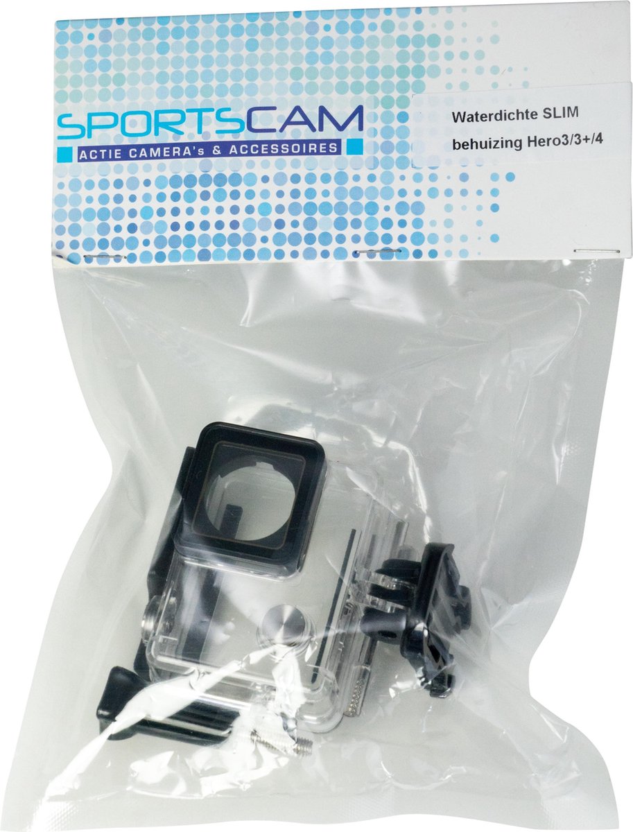 SportsCam  Waterdichte SLIM behuizing Hero3/3+/4