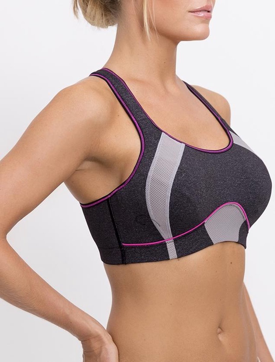 Q-Linn Barcelona Grijs - Sport bh Maat: 80E