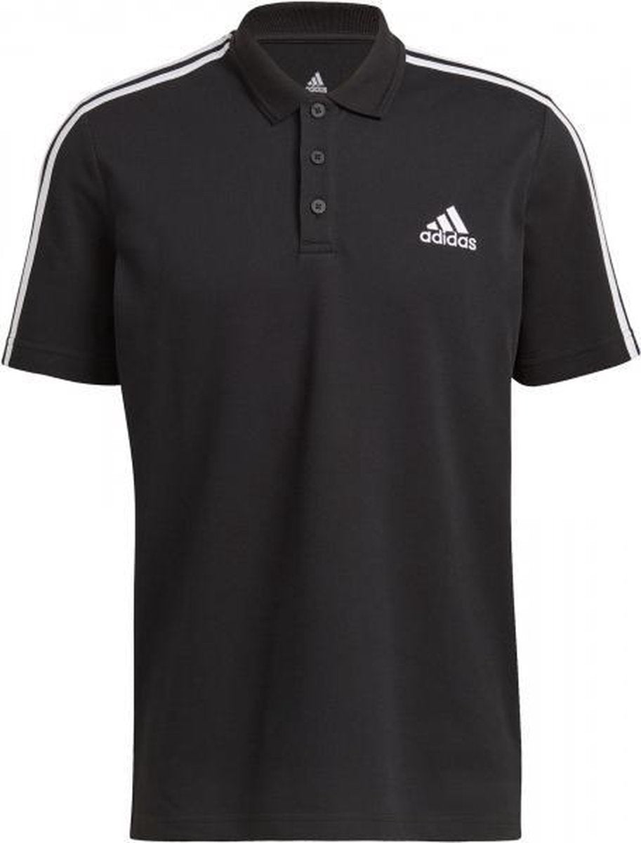 adidas Essentials Polo Heren - zwart - maat XL
