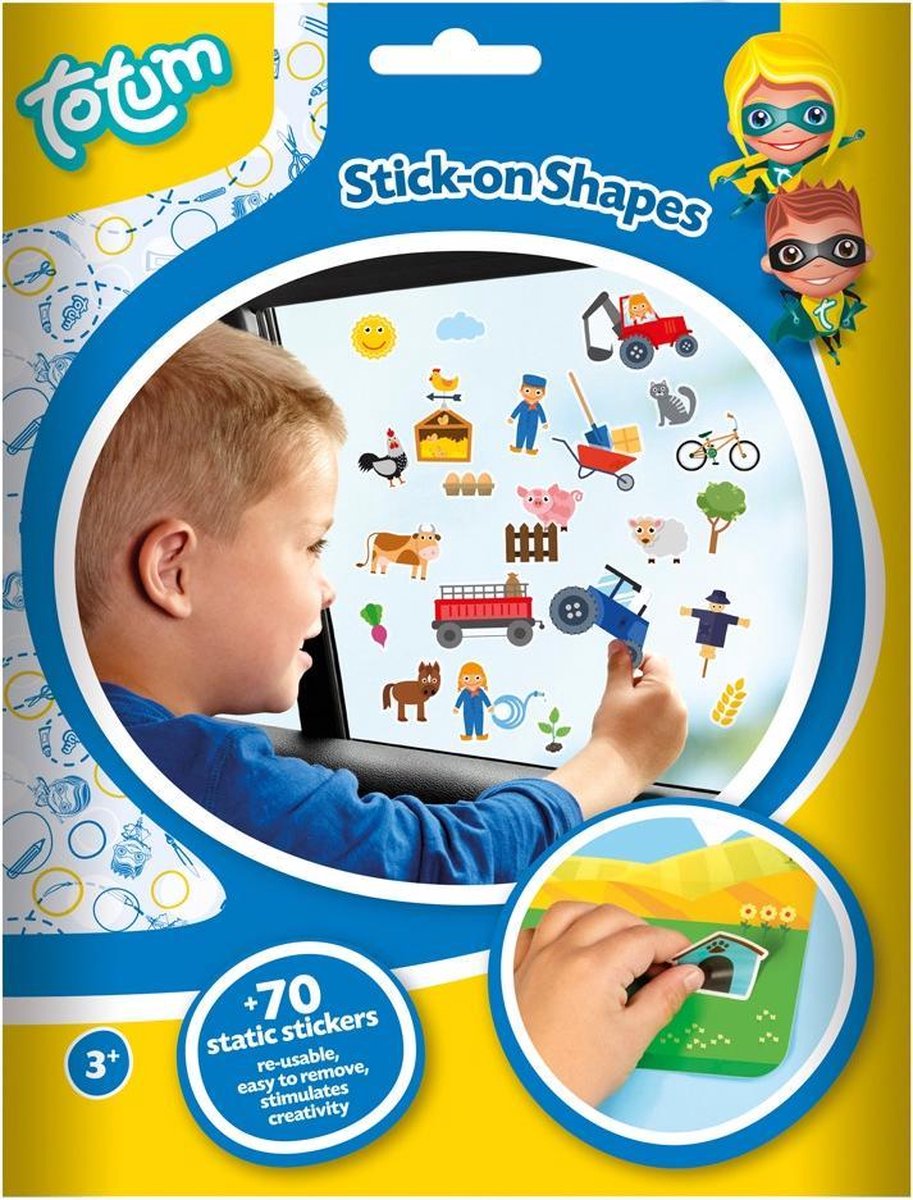 Totum Boerderij raamstickers