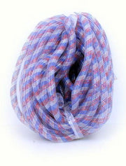 Decoslang tube op rol 30m rood/wit/blauw Ø16mm