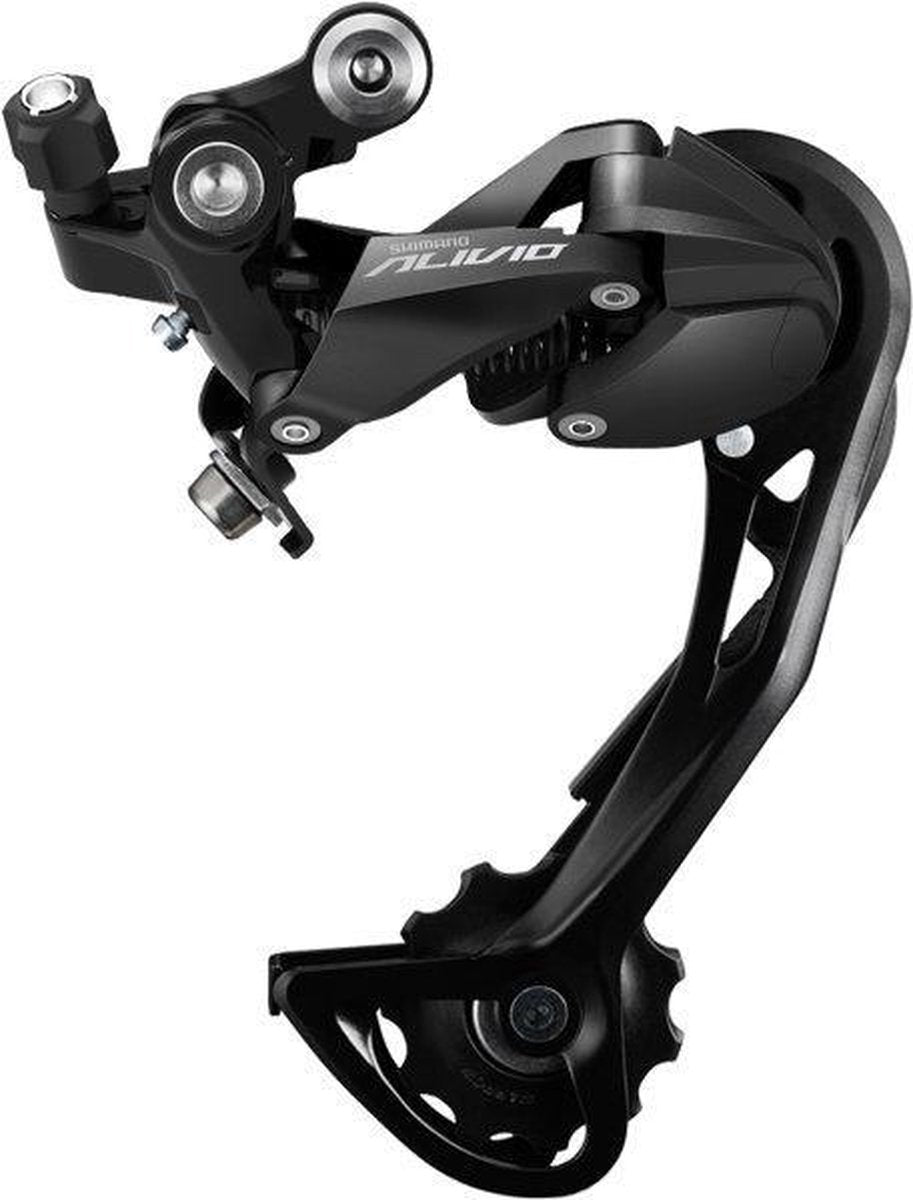 Achterderailleur Shimano Alivio RD-M3100 9 speed - lange kooi - zwart