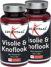 Lucovitaal - Visolie & Knoflook - 90 capsules - Voedingssuplementen