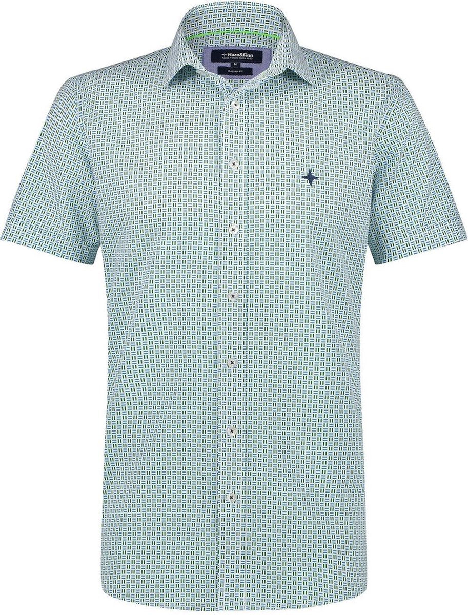 Shirt Aop Stretch Mc15 0101 32 White Retro Stripes