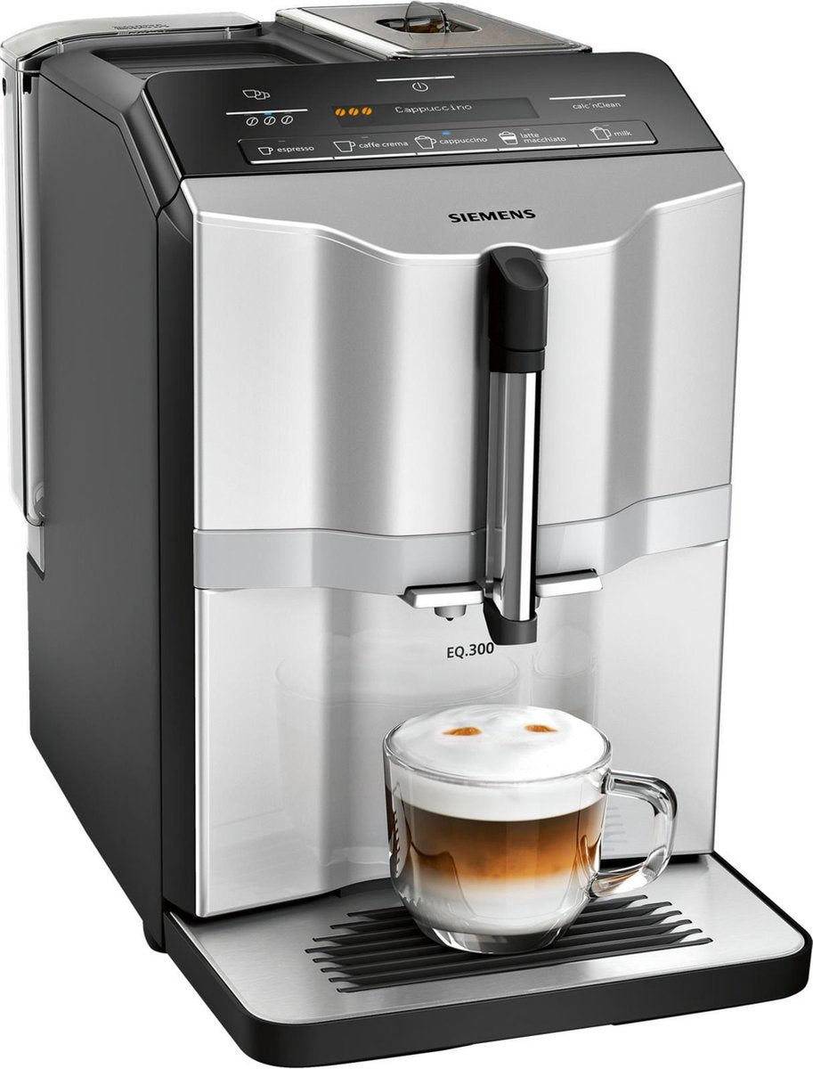 Siemens EQ300 TI353201RW - Volautomatische espressomachine - Zilver