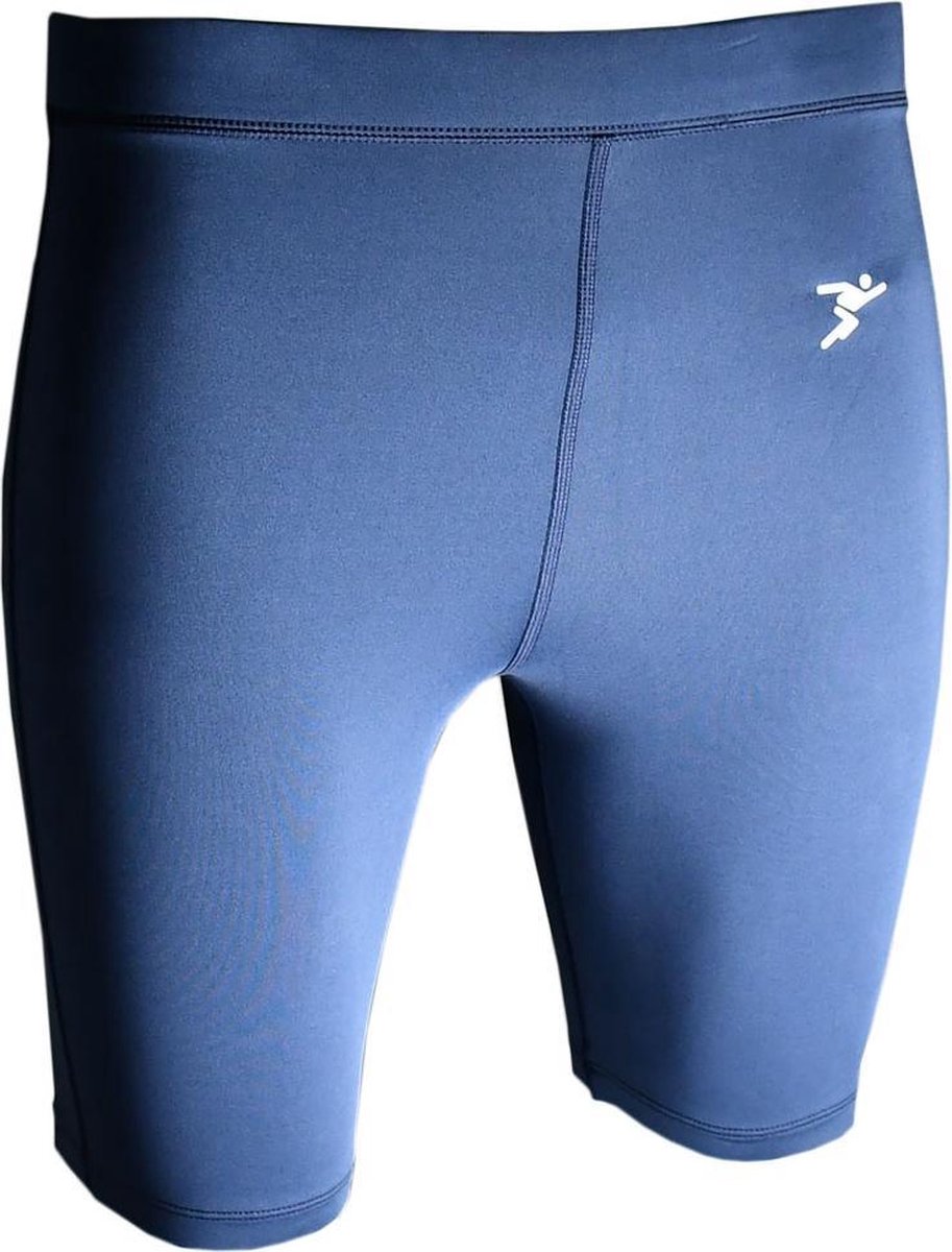 Precision Training Korte Thermobroek Heren Polyester Navy Mt Xl