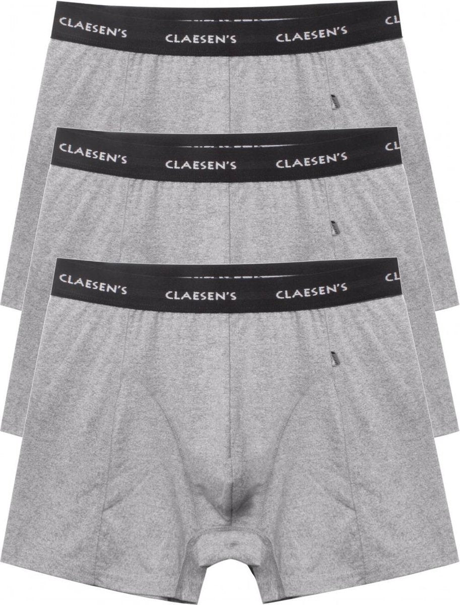 Claesen's Heren Boxershorts Grijs Stretch 3-Pack - L