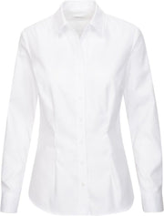 Seidensticker Classic Crystal White winterproof overhemd bloes dames wit - 36