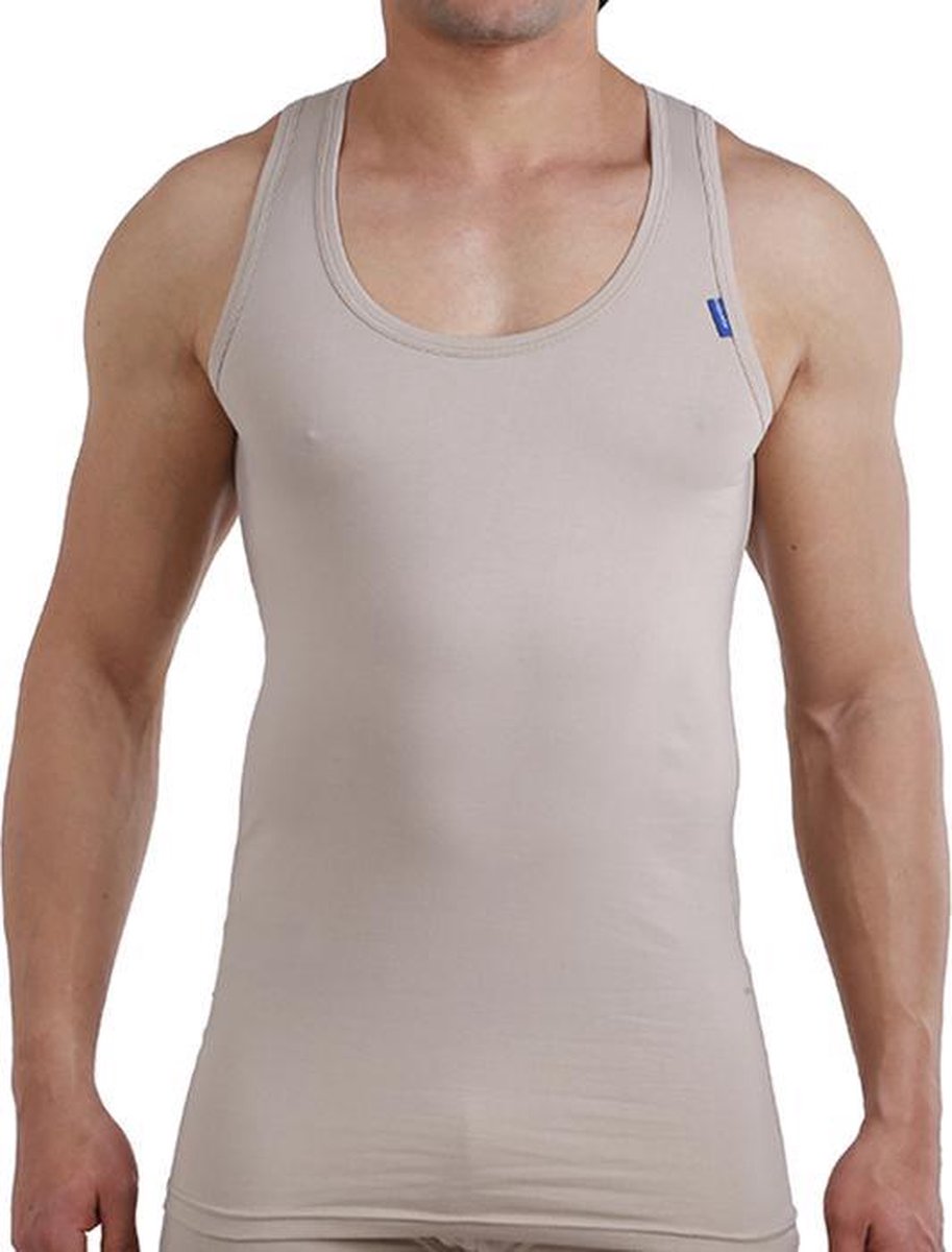 Embrator 2-pack mannen Tank-Top beige maat L