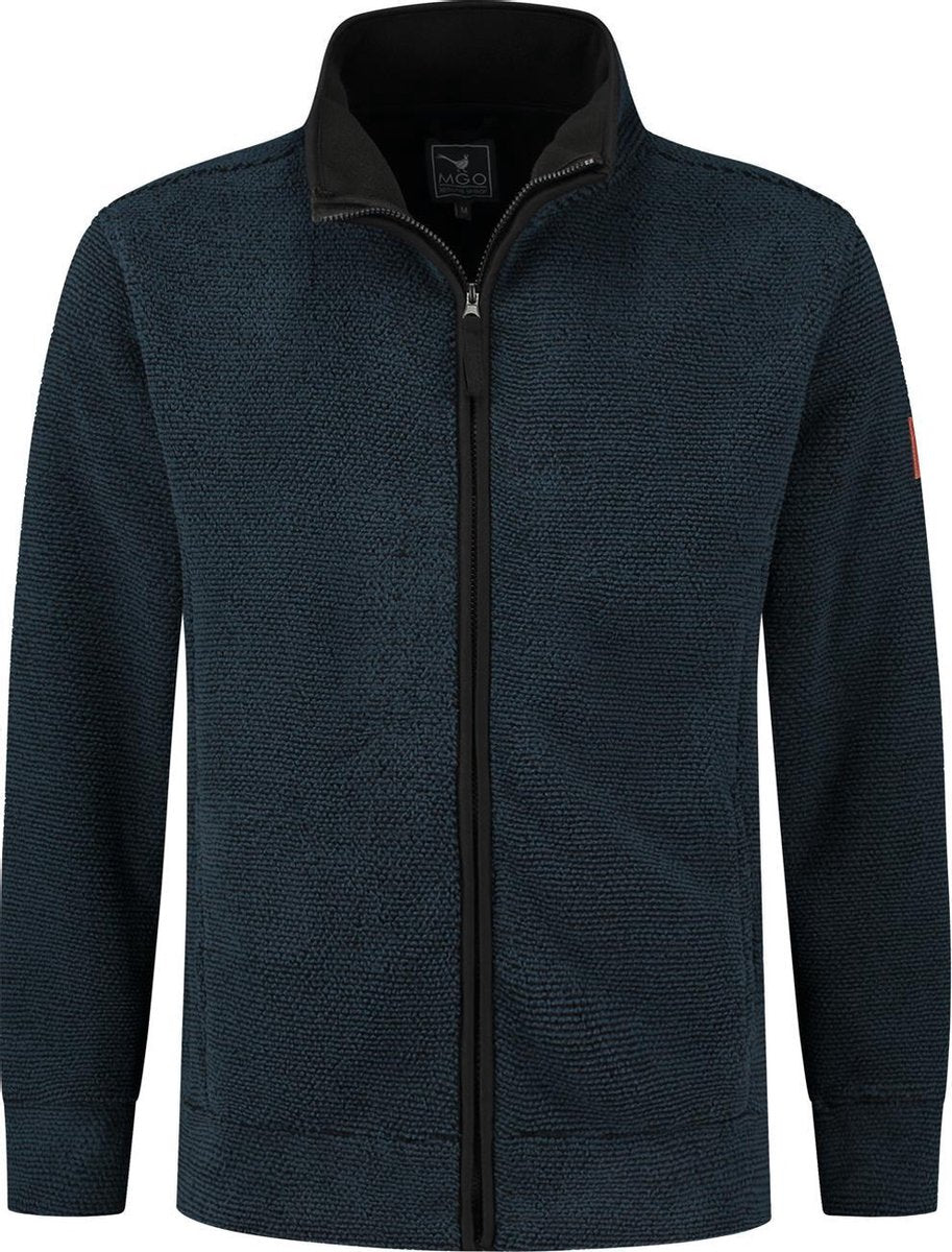MGO King - Heren Fleece vest - Donkerblauw - Maat L