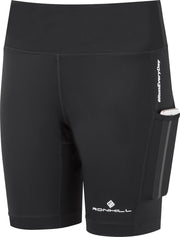 Ronhill - Dames running tech revive stretch short/ korte tight - zwart - maat: S