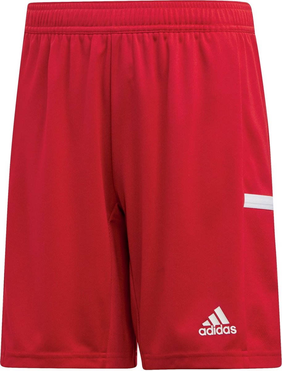 adidas T19 Knitted Short kinderen - Rood - maat 128