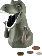 Floss & Rock Dino - 3D spaarpot - 15.5 x 10 cm - roze