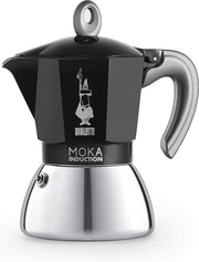 Bialetti Moka Inductie Percolator Zwart 4-kops