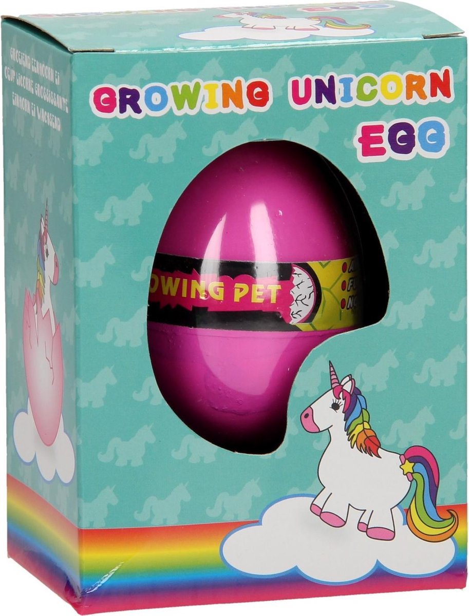Groeiend Unicorn ei (2 stuks)
