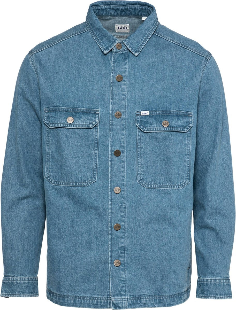 Lee tussenjas Blauw Denim-L