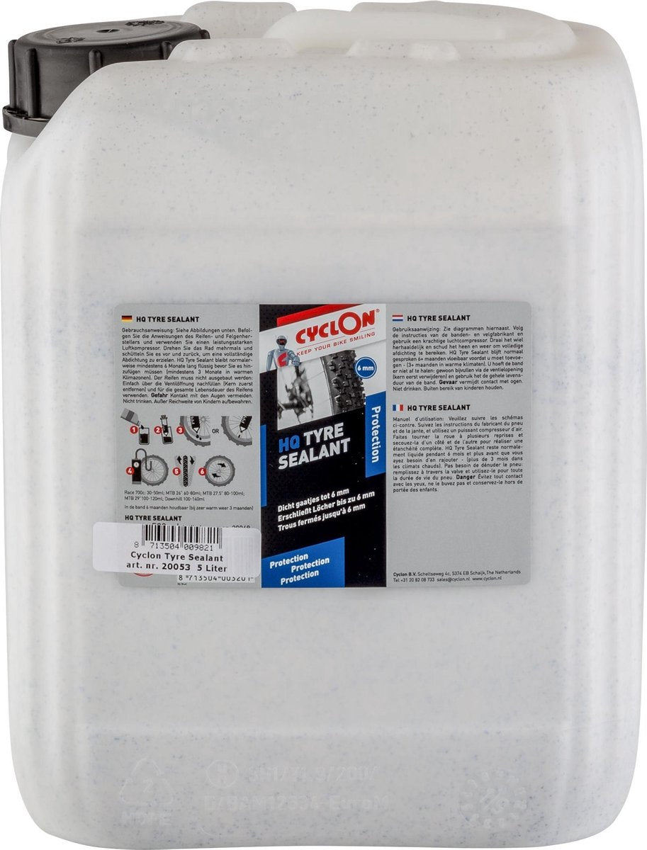 BANDENREPARATIE CYCLON TYRE SEALANT GEL 5L - 722820